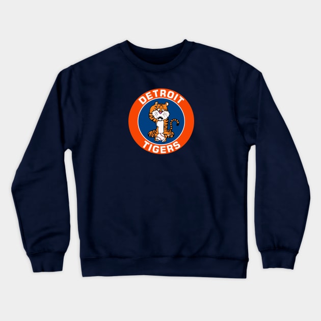 Sad Tiger Crewneck Sweatshirt by Colonel JD McShiteBurger